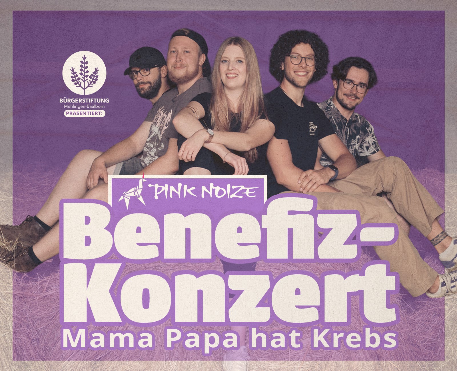 Plakat Quer Benefizkonzert Pink Noize Irish House 7
