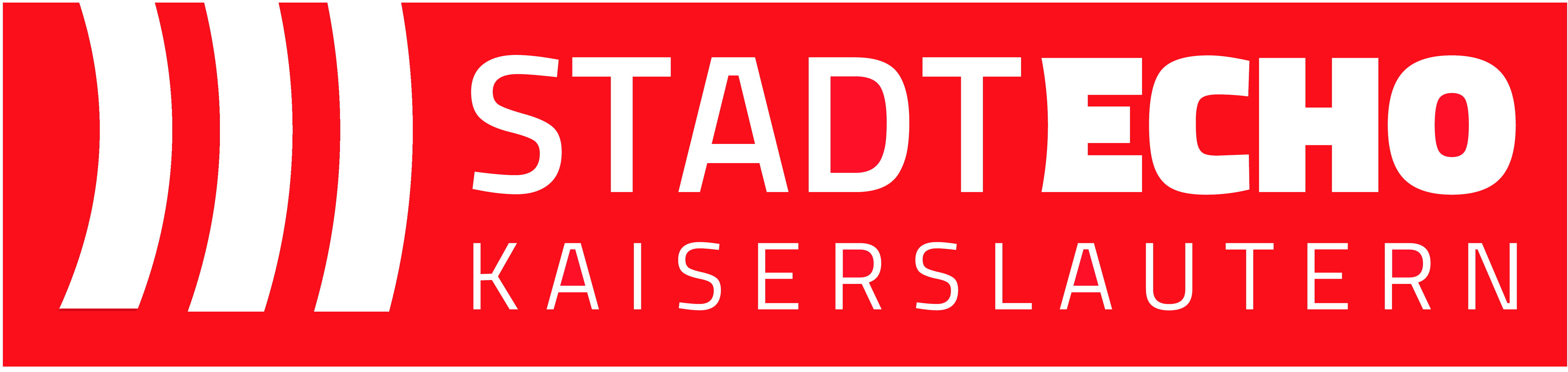 1806 Wortbildmarke Stadtecho Rot Logo